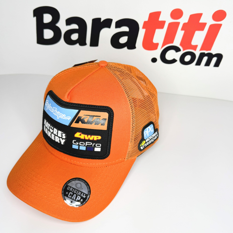 Gorra Troy lee importada naranja