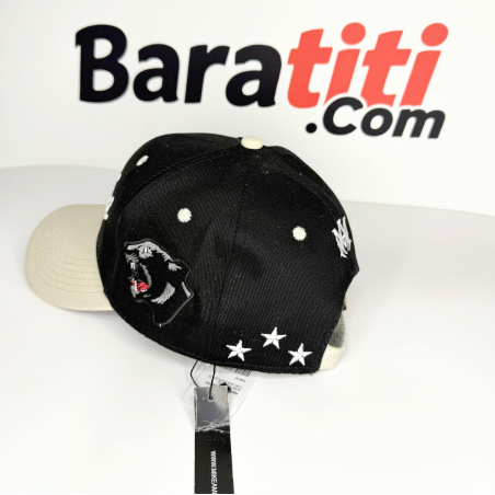 Gorra AM bordada negra importada