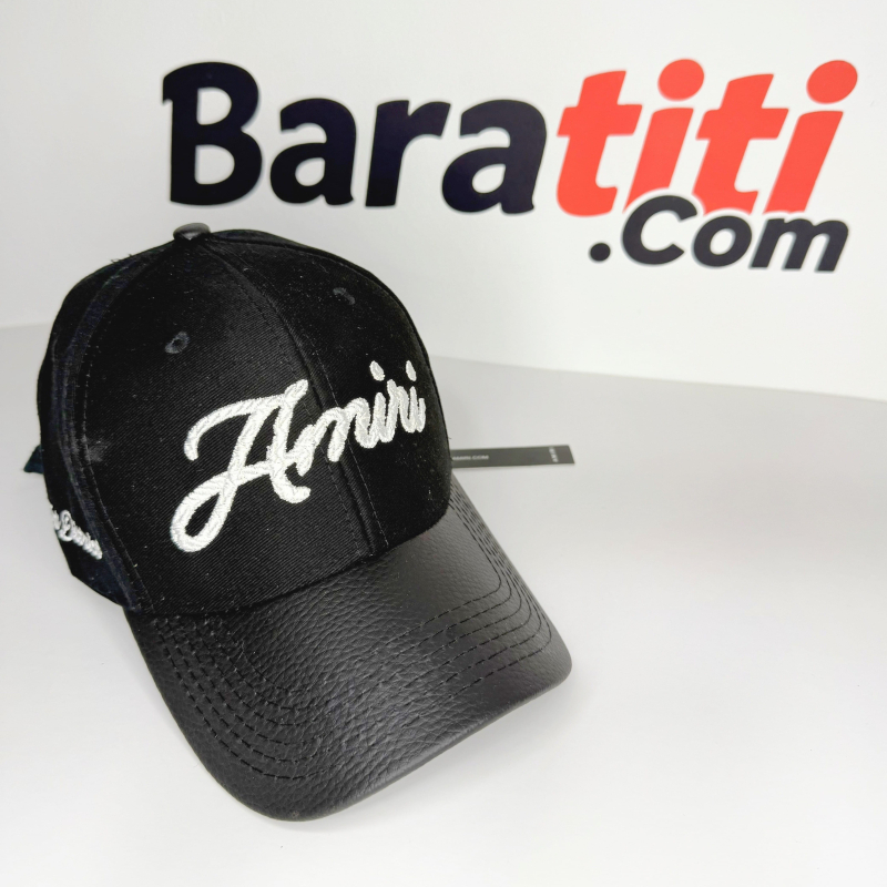Gorra AM bordada negra importada