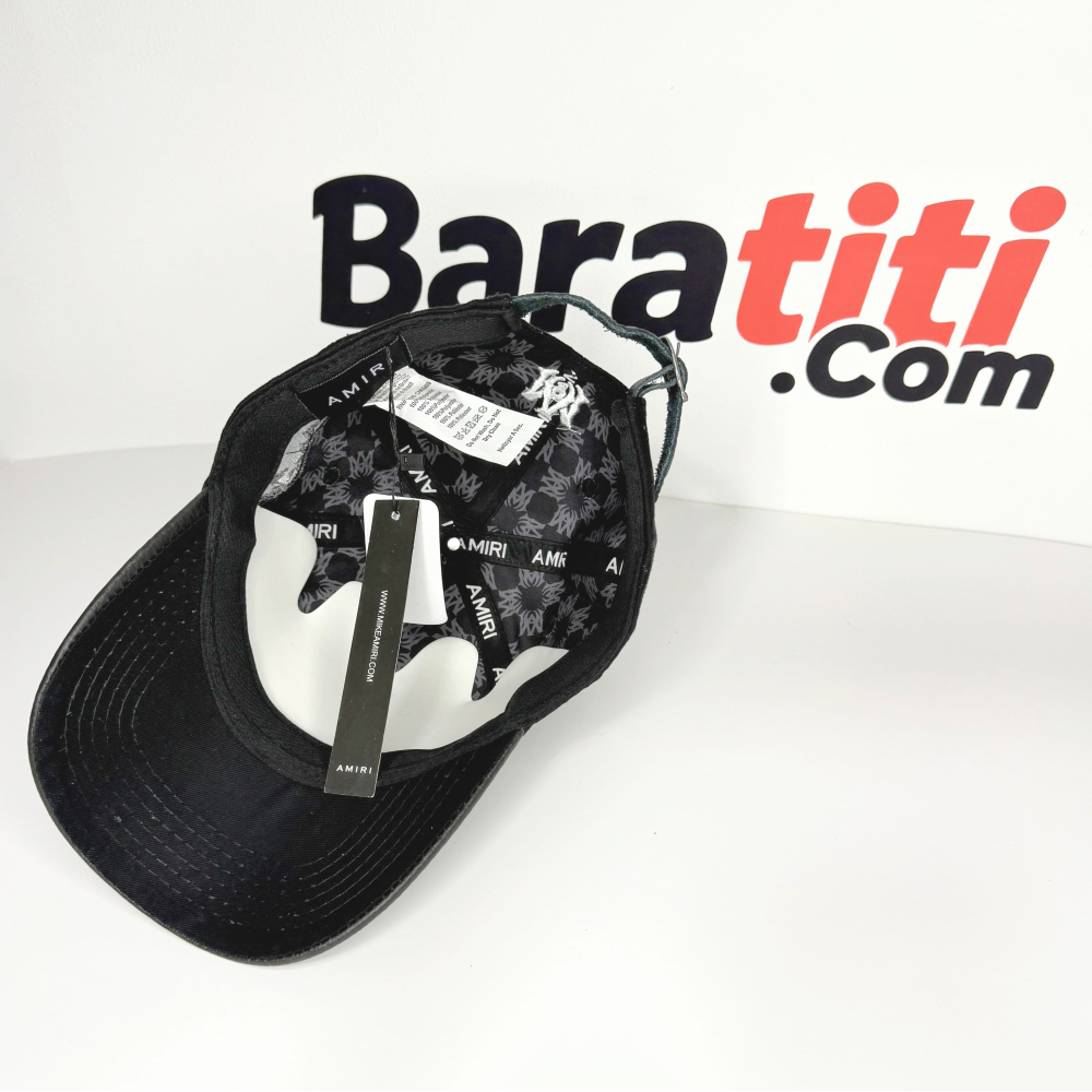Gorra AM bordada negra importada