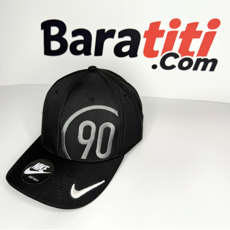 Gorra total 90 negra gris