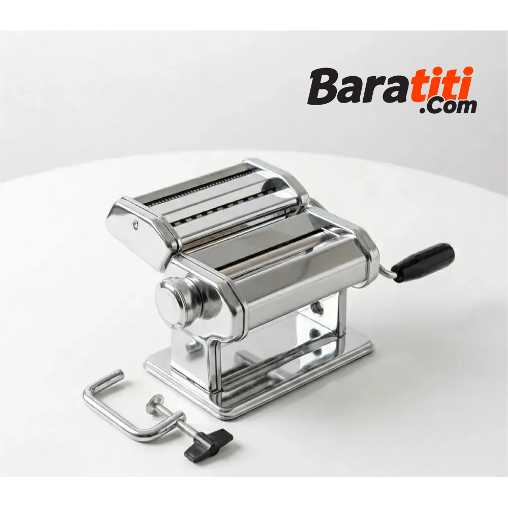Máquina de Pastas Dinax Manual Acero Inoxidable Rodillo Ajustable