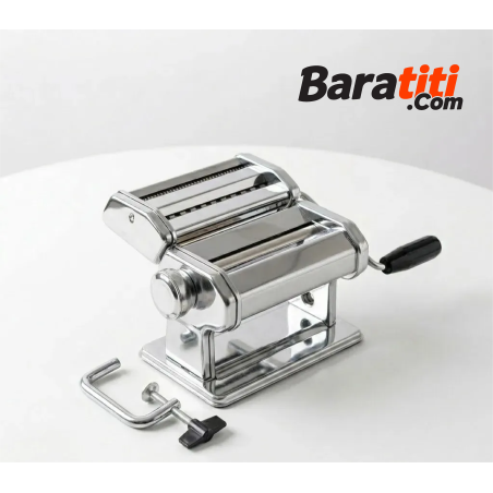 Máquina de Pastas Dinax Manual Acero Inoxidable Rodillo Ajustable